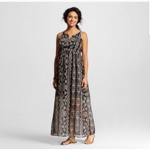Liz Lange for Target Maternity Printed Maxi Dress
